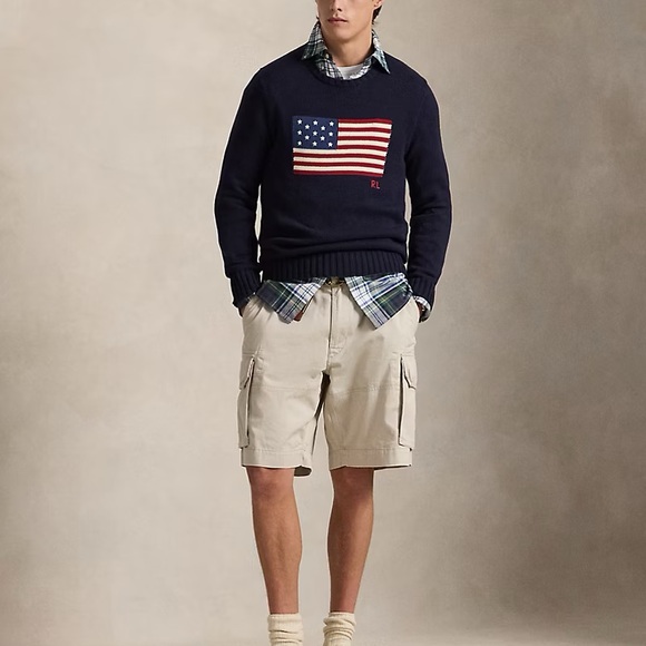 Polo Ralph Lauren 10.5-Inch Gellar Classic Fit Cargo Short in Stone Size 30 - Picture 1 of 11